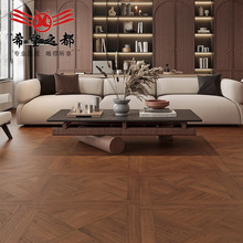广东佛山微哑质感凡尔赛法式800x800木纹瓷砖客厅卧室原木地板砖