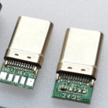 USB2.0/3.0连接器type-c插头USBC手机数据线用通用100W快充PD头