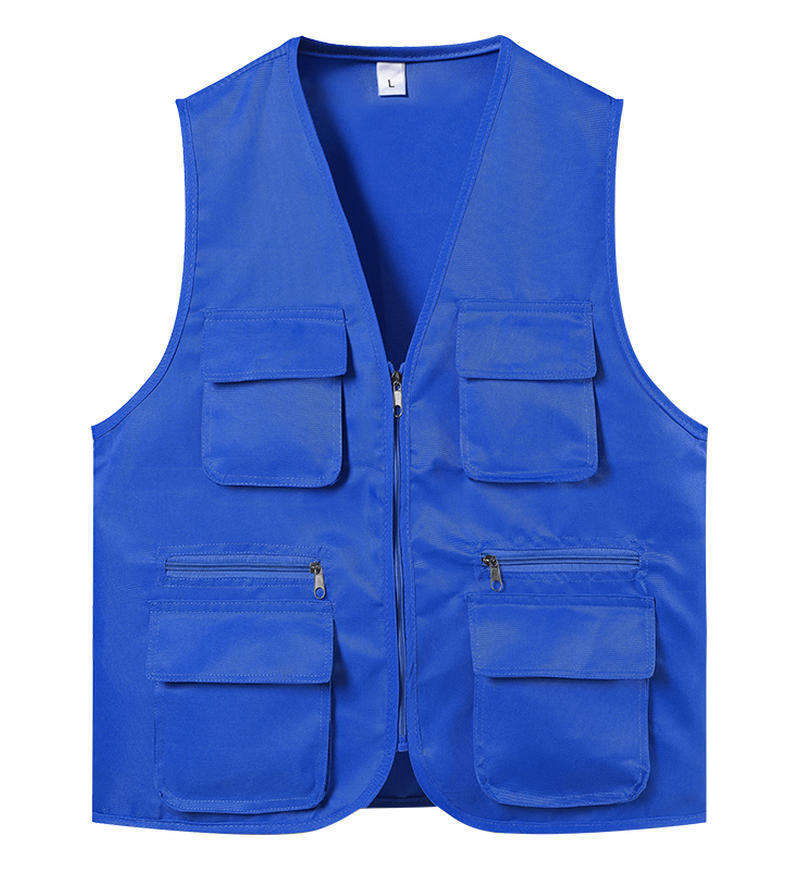 Ropa de trabajo voluntaria chaleco impresa tridimensional grupo de construcción voluntario chaleco voluntario publicidad de bienestar público bolsillo
