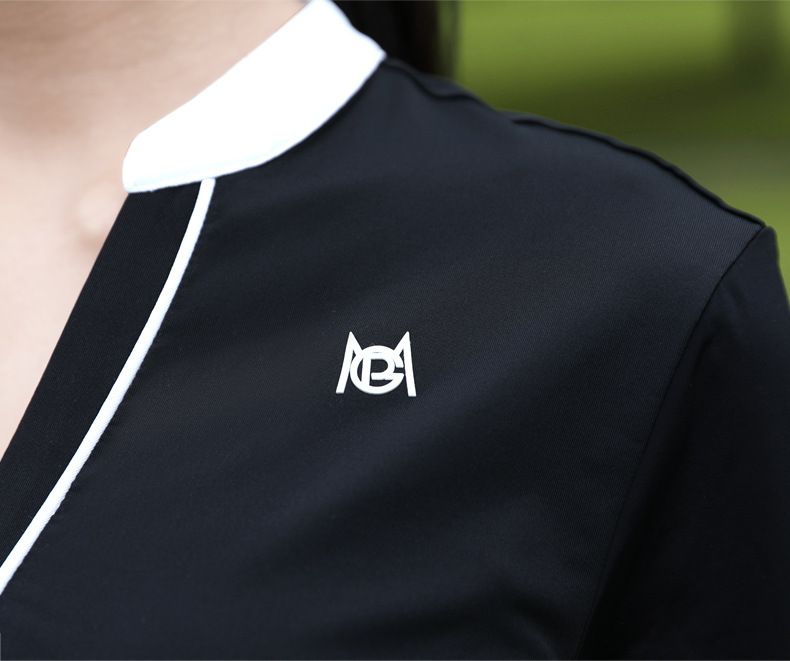 Váy golf nữ PGM ngang hông có quần chống hở xẻ tà — Qz102-Váy trắng ngang hông [khoe chân dài/Có Quần chống HỞ/váy xẻ tà], Qz102-Váy khoét hông màu đen [khoe chân dài/Có Quần chống HỞ/váy xẻ tà] chi tiết 13