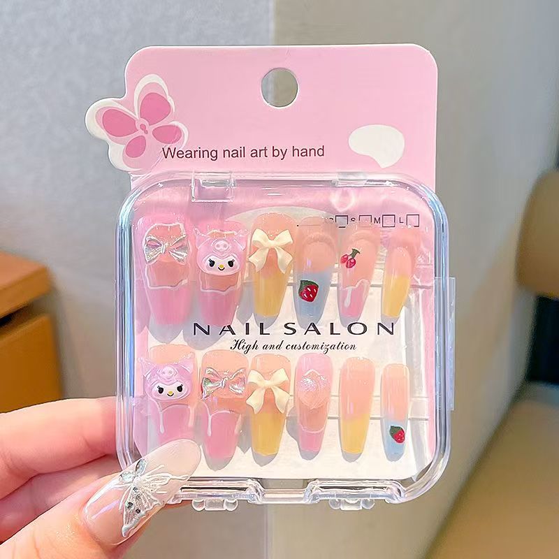 Caja de exhibición marco de fotos más taladro manicure suministro fuente de uñas DIY francés color delgado manicure falso salón al por mayor