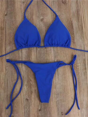 Stylish European and American separate swimwear for summer with padding, women's separate style with thin straps, traditional women's sex lingerie