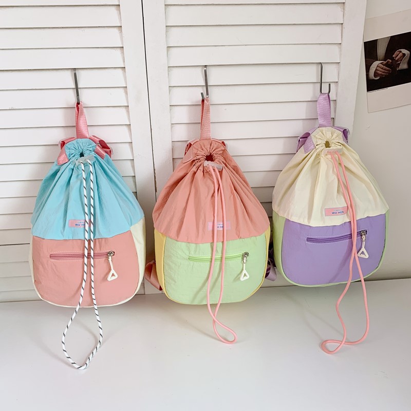 Literatura y arte pequeñas mochila frescas para niños y niñas, cuerda de dibujo, mochila de bádminton de gran capacidad para niños