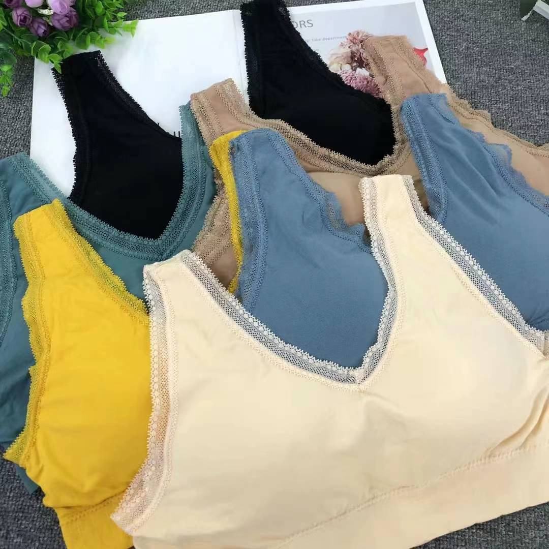 Nuevo chaleco sin costuras de alta elasticidad de alta calidad de dama sin anillo de acero bra de yoga ropa interior deportiva mujer al por mayor