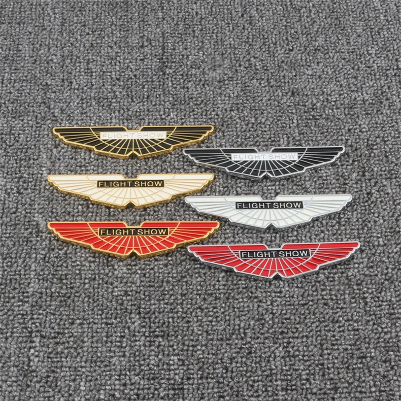 Car Modification Stickers Are Suitable for Porsche Car Logos, Lamborghini Metal Car Stickers, Stereo Stickers for Modified Steering Wheels