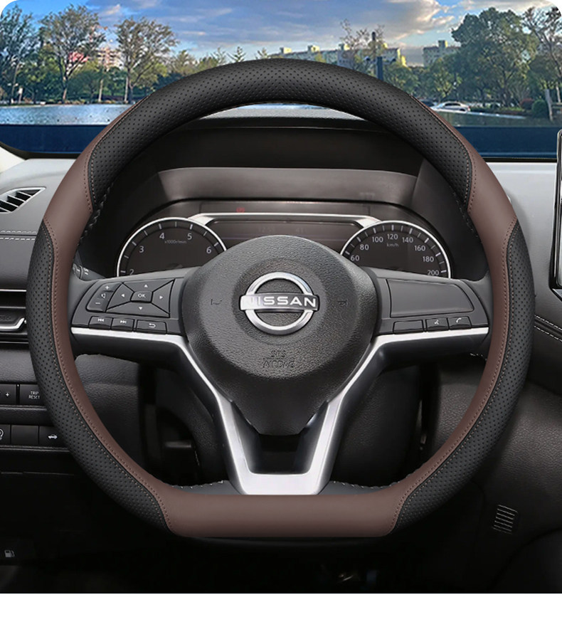 Suitable for 2026 Nissan Sylphy Steering Wheel Cover, Dongfeng Nissan 14Th Generation Classic Modified Four-Season Steering Wheel Cover