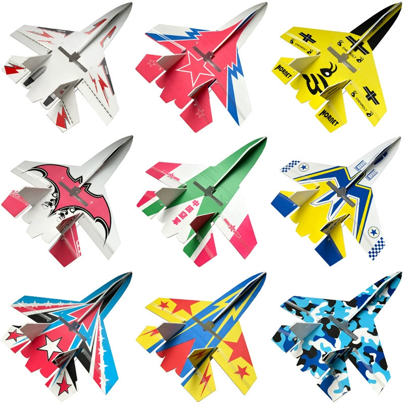 Aviation model aircraft board 27 falls PP board cutting photo, magic falling version fixed wing model accessories
