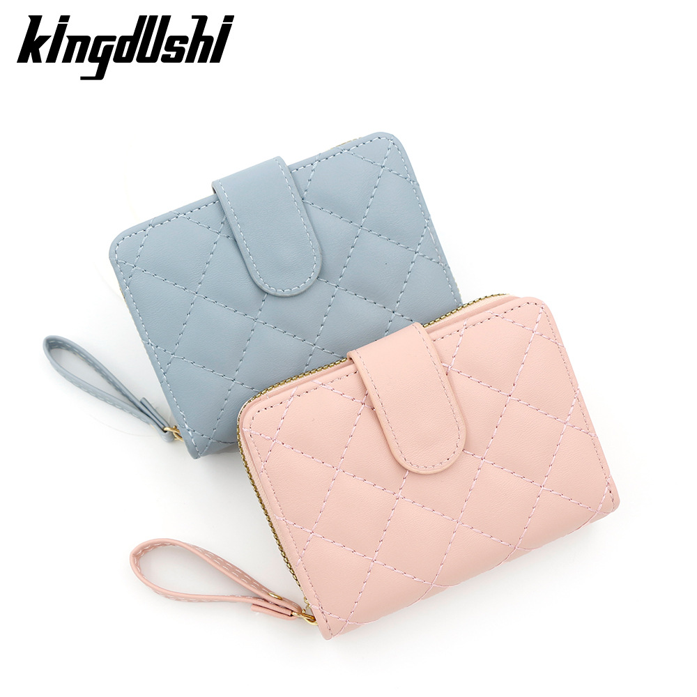 Comercio transfronterizo mayorista bolsa de cambio de moda damas órgano tres plegables multi-tarjeta cartera funcional bolsa de tarjetas conveniente monedas