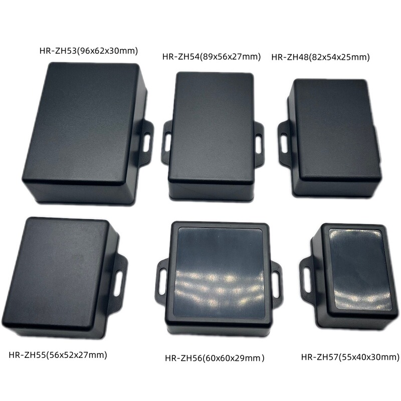 Electronic Plastic Shell with Ears, DIY Power Junction Box, Pcb Board, Electronic Instrument Housing, Automotive Junction Box