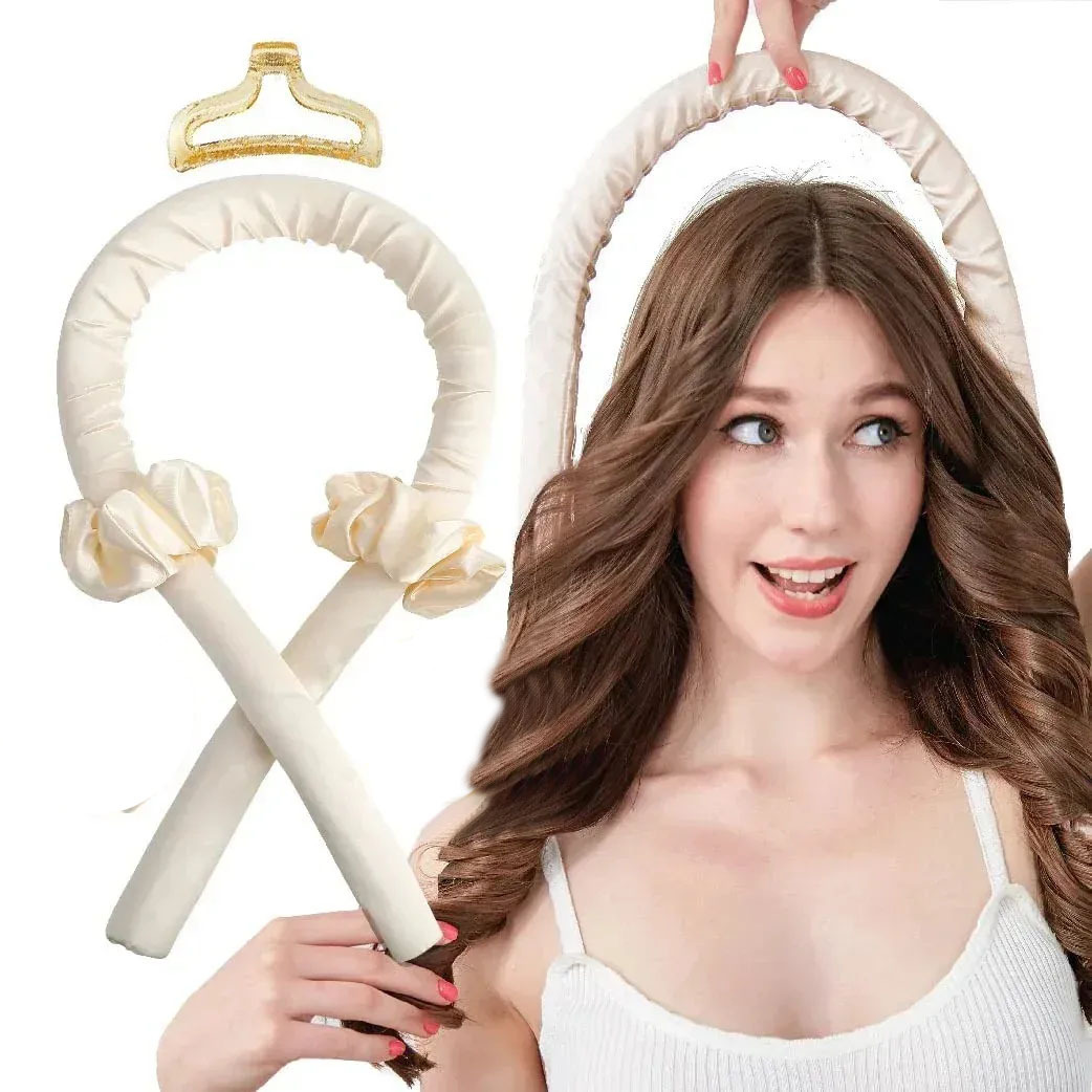 欧美跨境热销懒人睡眠卷发神器大波浪不伤免烫泡沫无热卷发棒套装