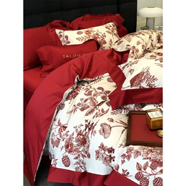 四件套;婚庆床品套件;夏凉被