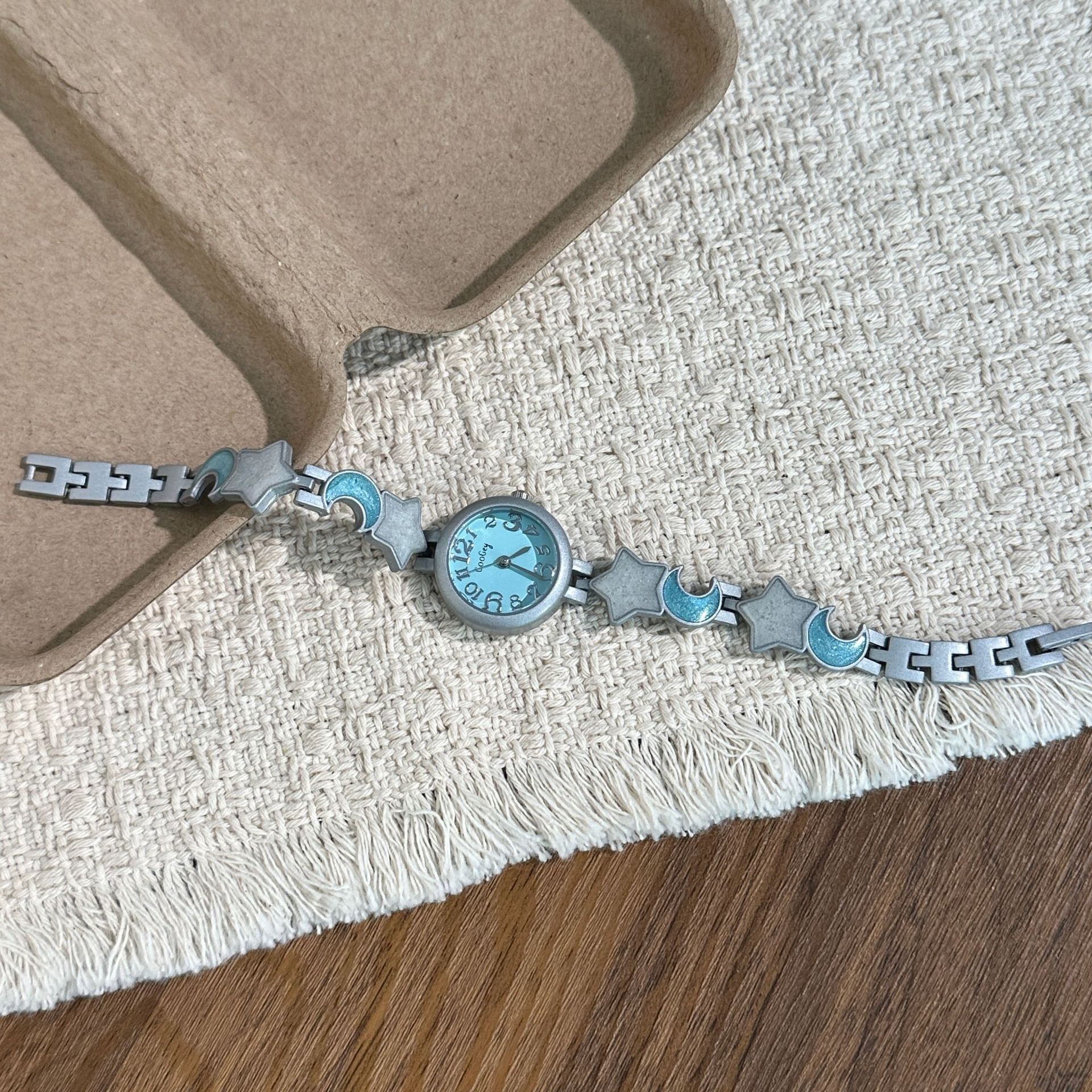 Blue star and moon watch-s1617a