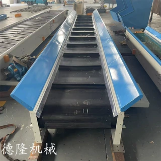石英粉石灰上料运输机大倾角皮带给料传送带石子砖头废料传送带