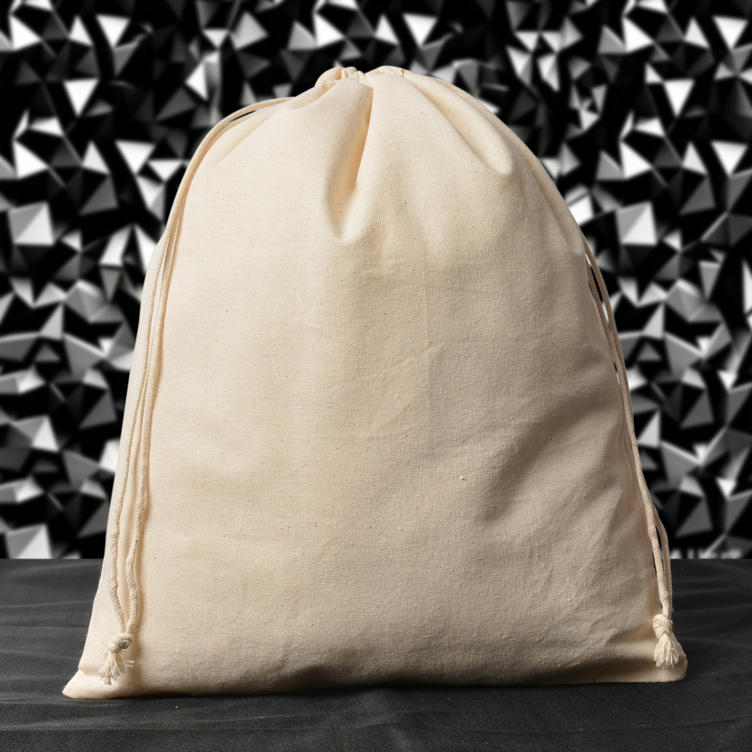Bolsa de algodón de color natural, bolsillo con cordón, joyería, almacenamiento de granos diversos, bolsa de algodón con boca de cordón de algodón transpirable, logotipo impreso image 19