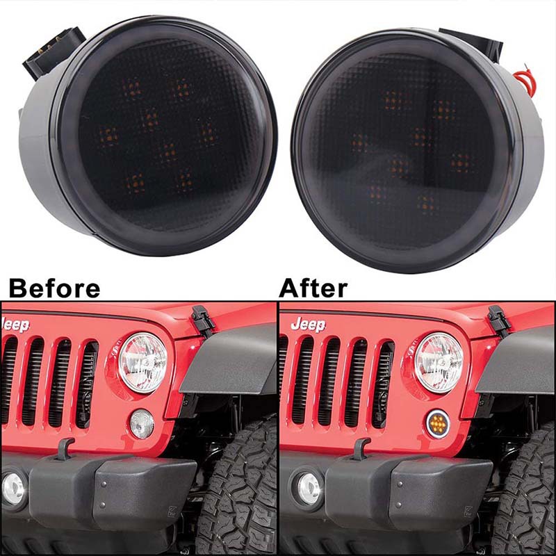 Jeep Wrangler JK ön bumper dönər siqnal lampası
