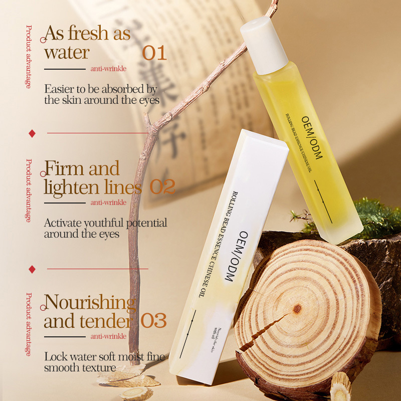 Astragalus ocular antiarrugas esencia transfronteriza atenuación de las líneas de los ojos círculos oscuros ojos esencia de aceite OEM bolsas de ojos personalizadas
