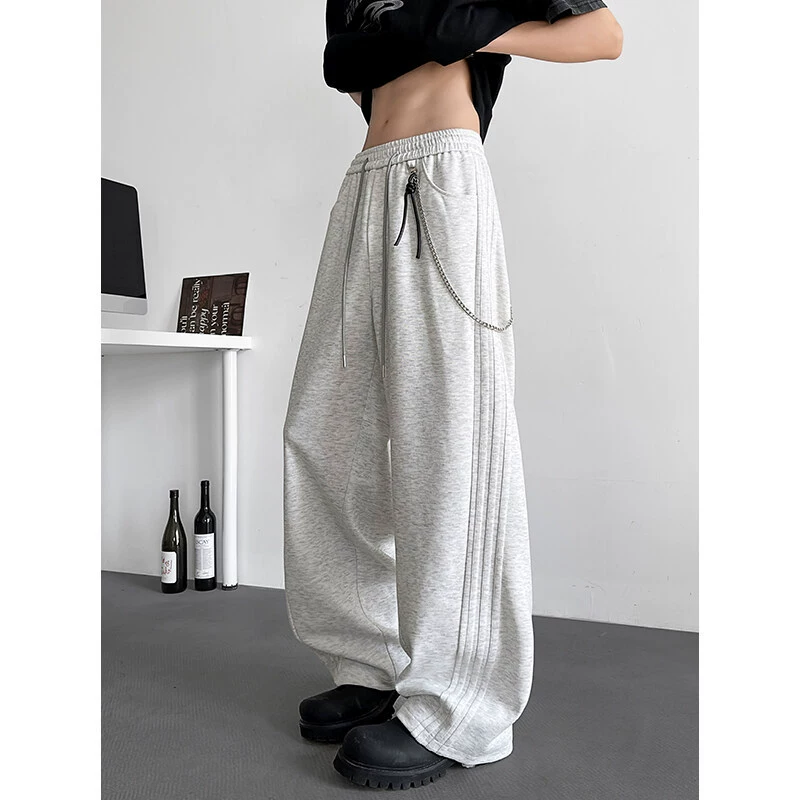 Sports spring trousers for leisure, fashionable solid accessory