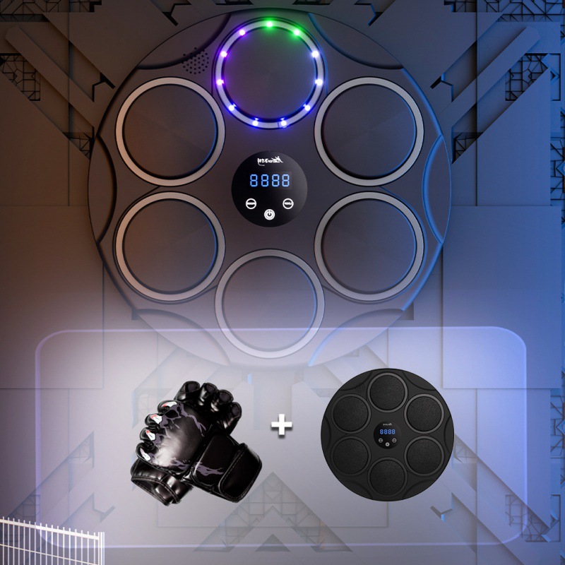 New colorful light -efficient boxing target (with gloves)