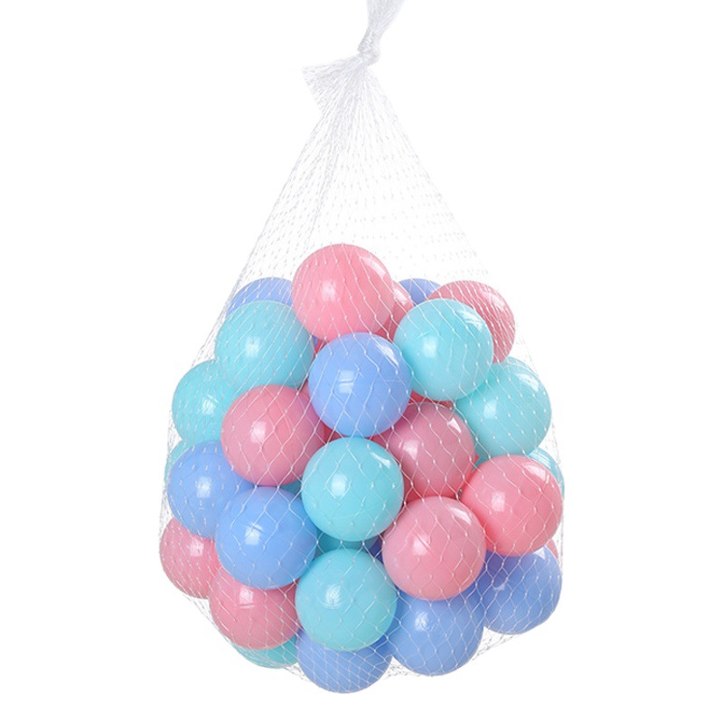 Macaron ocean ball environmental protection thick color playground children's baby Net red wave ball toys wholesale
