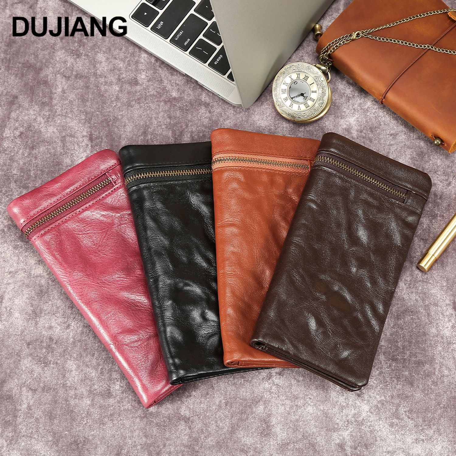 long universal folding retro capacious wallet for men and women