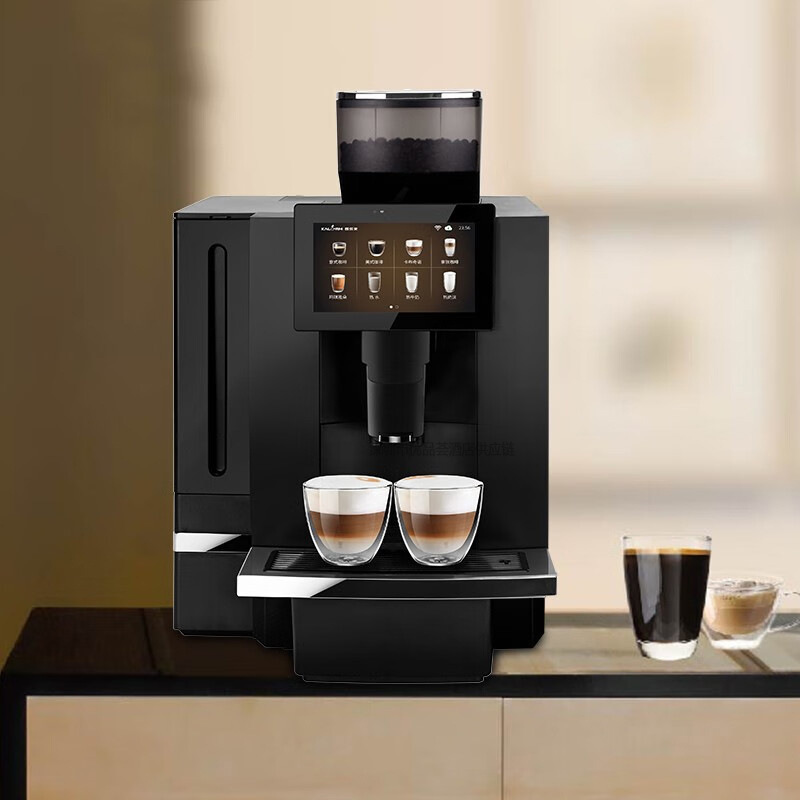 Kalerm K95L Commercial Fully Automatic Freshly Ground Coffee Machine Italian-Style Intelligent Iot Can Accept Ic Cards