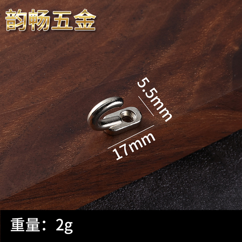 Gancho de ropa transfronteriza solo gancho aleación ropa antigua gancho ropa gancho aleación solo gancho Extra pequeño mini GANCHO 2 hoyos gancho