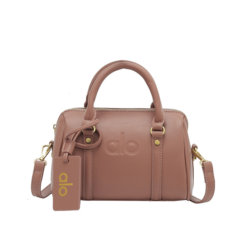 Luxury Oil Wax Leather Retro Small Bag For Women 2025 New Autumn/Winter Versatile Crossbody Boston Handbag - Thumbnail 4