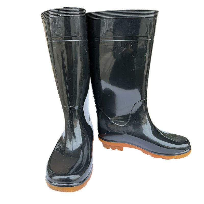 Zapatos de lluvia de protección laboral para hombres y mujeres, botas de lluvia de barril corto y alto, zapatos impermeables, zapatos antideslizantes y resistentes al desgaste, zapatos plásticos