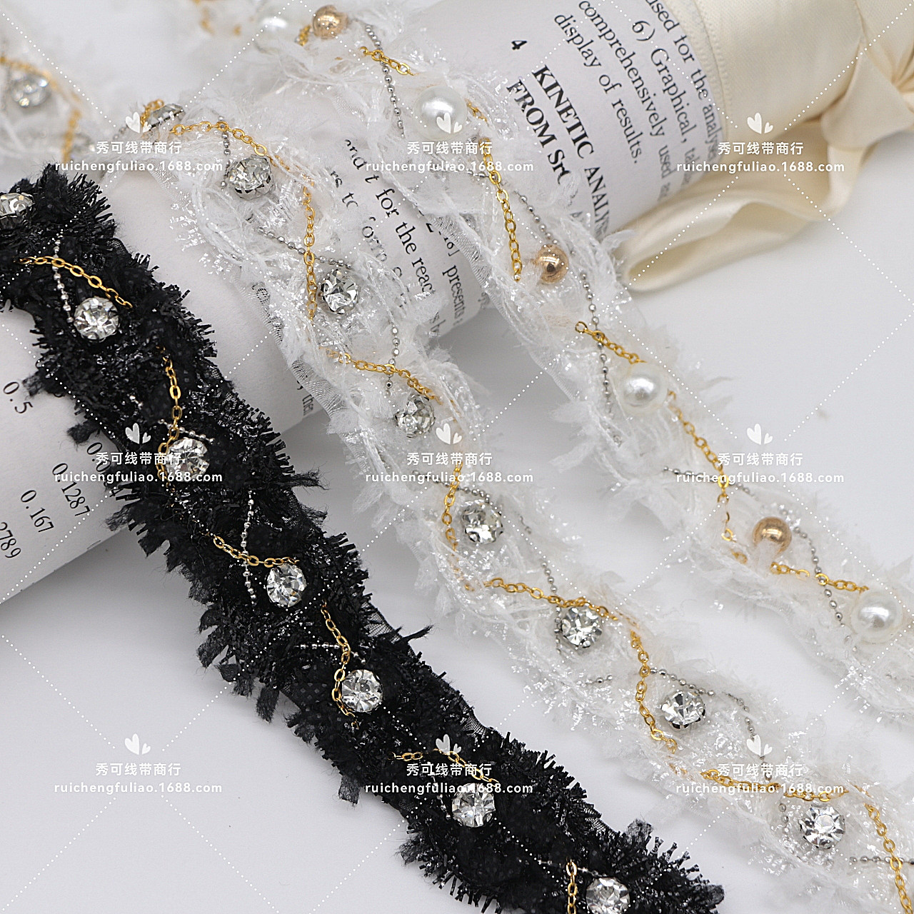 2CM wide exquisite handmade beaded small fragrant cross chain with…