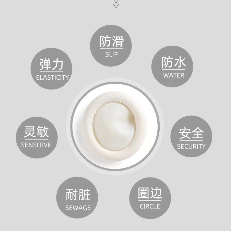 Guantes Desechables de Látex Blancos para Dedos, Antiestáticos, Antideslizantes, Libres de Polvo, Gruesos