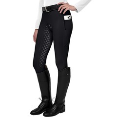 越境してよく売れているゴムの滑り止めのシリカゲルの馬術のズボンの男女の同型のタイツの屋外は馬術の服に乗ります。