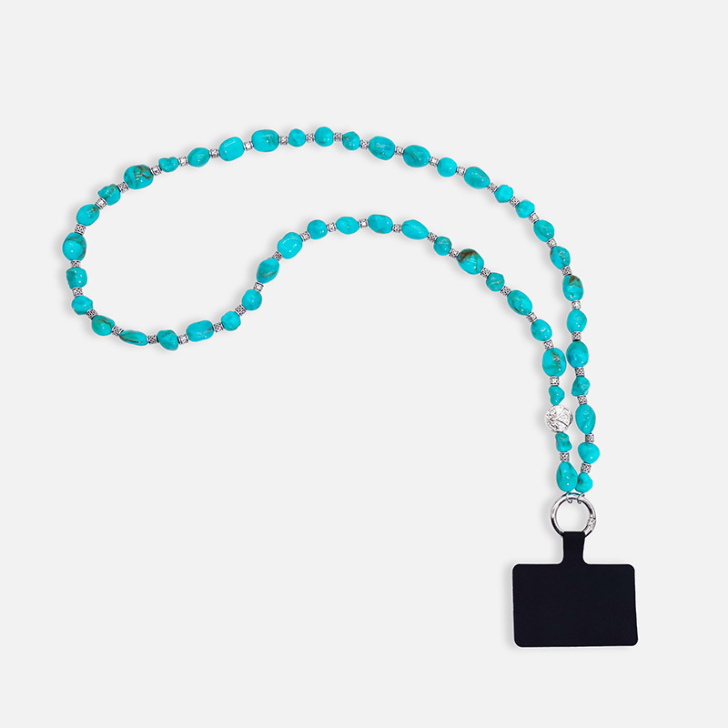 28g Weight Mobile Phone Lanyard Classification 1 Piece Quantity Acrylic Material Solid Color Pattern Ethnic Style Style Ethnic Style Solid Color Arylic Mobile Phone Lanyard 5
