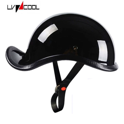 Motosiklet kaskı (dəbilqə) — Breathable Electric Vehicle Riding Helmet - a-sao-bright-black-pure-black-m