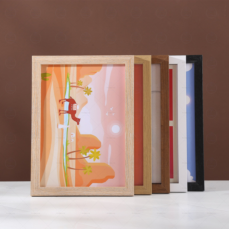 Simple photo frame decoration wholesale a4 picture frame mounting a3 oil painting wall hanging 8K4k sketch poster puzzle outer frame