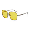 Fashionable light sunglasses, yellow glasses for beloved, lens, Korean style