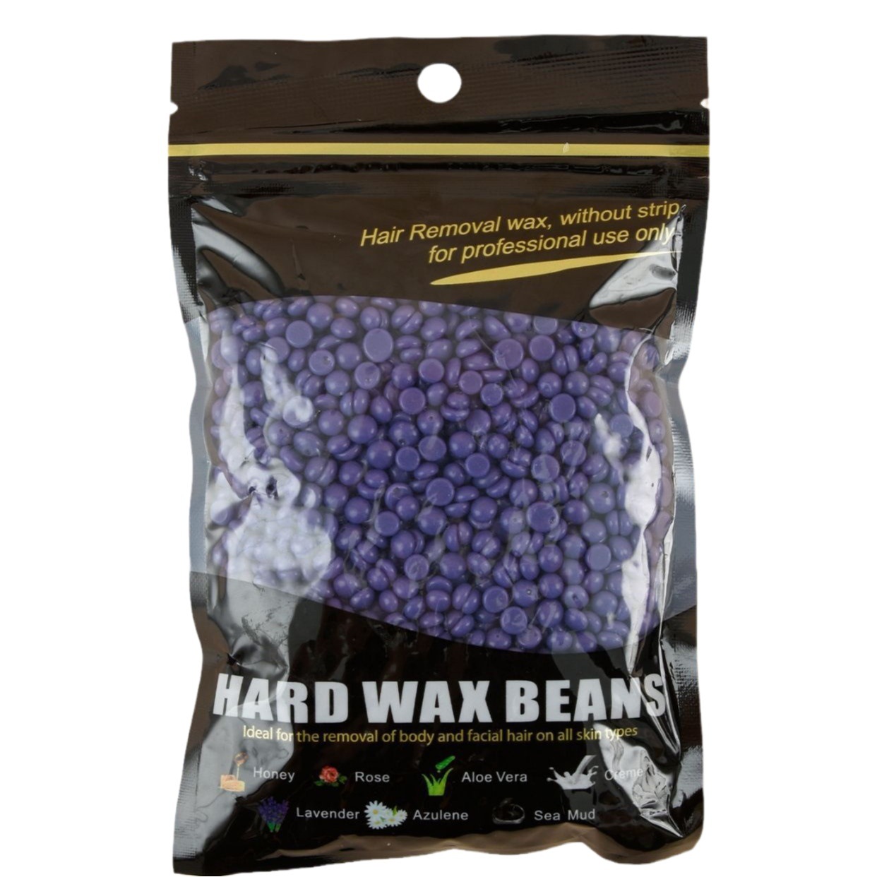 Hair Removal Wax Beans, Natural Ingredients, Solid Granules, Beeswax Hair Removal Hard Wax, Gentle and Non-Irritating, Paper-Free Wax Waxkiss
