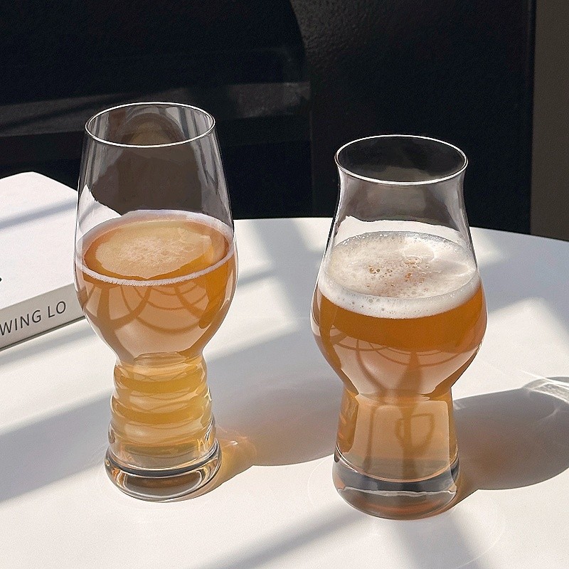 Tazas de cerveza artesanales de alta calidad, tazas de cerveza de vidrio, tazas de cerveza de gran tamaño, tazas de vino de gran capacidad, barras de pies altos.