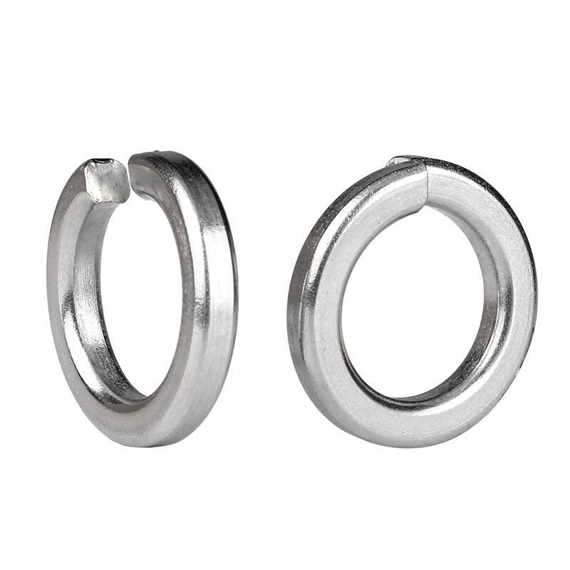 304不锈钢弹垫开口弹性垫圈GB93弹簧垫片防松螺丝垫m5m6m8m厂家销