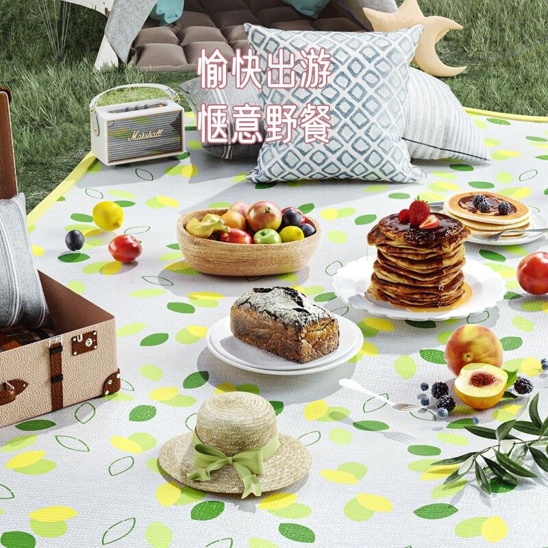 ストライプピクニック布ビーチマット防水防砂海辺屋外公園キャンプ春のお出かけマットポータブルインテーブルクロス|undefined
