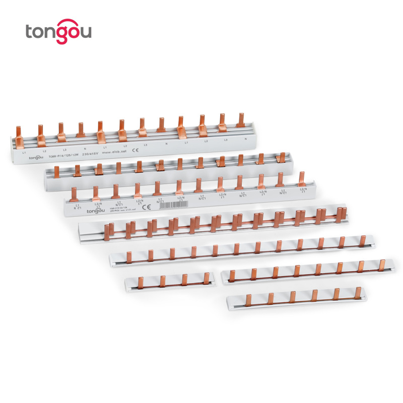1P 2P 3P 4P DPN pin bus bar 12-bit through Europe TONGOU