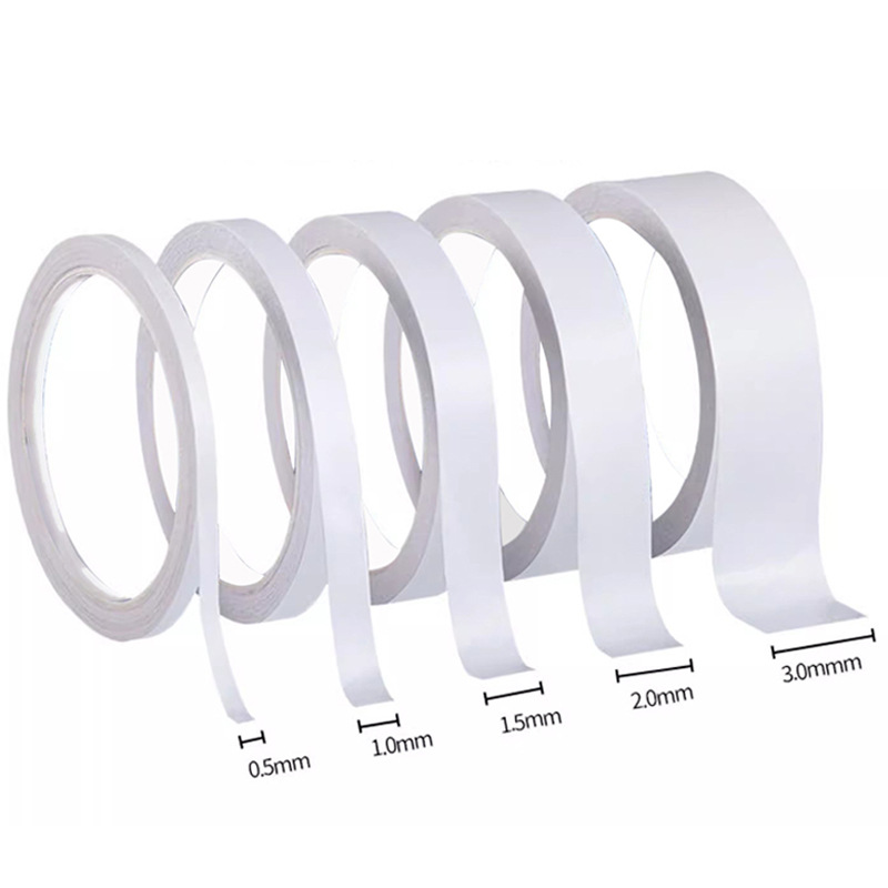 Fábrica al por mayor de alta viscosidad de fusión en caliente de doble cara adhesiva estudiante blanco mano lágrima DIY hecho a mano hecho en casa fuerte cinta adhesiva de doble cara
