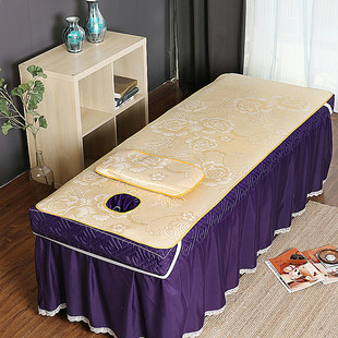 Beauty Salon Special Bed Sheet Style Beauty Mat Summer Body Massage Therapy Bed Ice Silk Mat Foldable Soft Mat