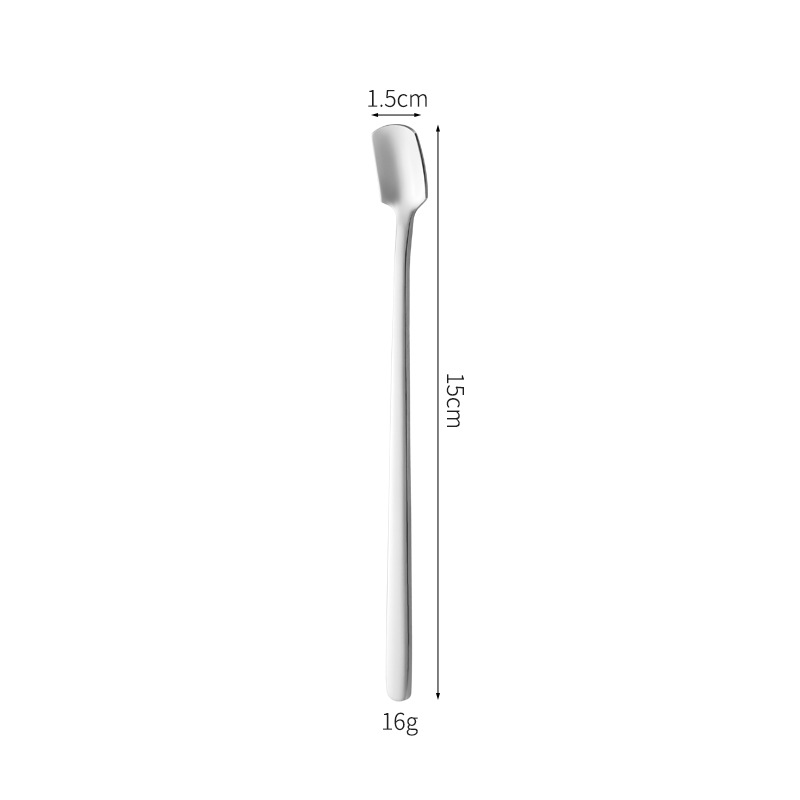 410-15cm 사각 헤드 스푼 (내츄럴 컬러)