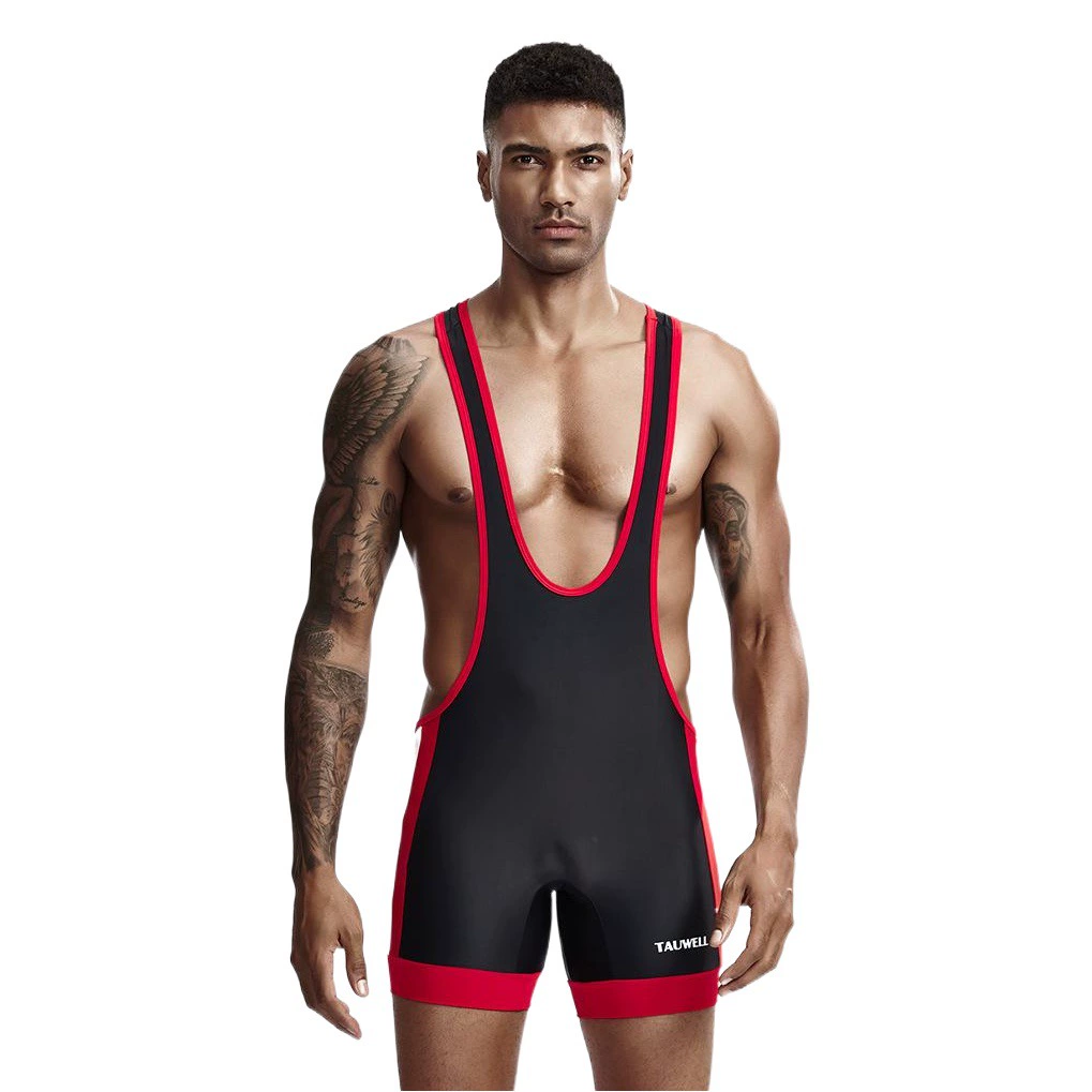 Специальная для тренировок одежда, мужской спортивный комбинезон для борьбы, Amazon, трансграничная оптовая продажа, цельный жилет для мужского фитнеса