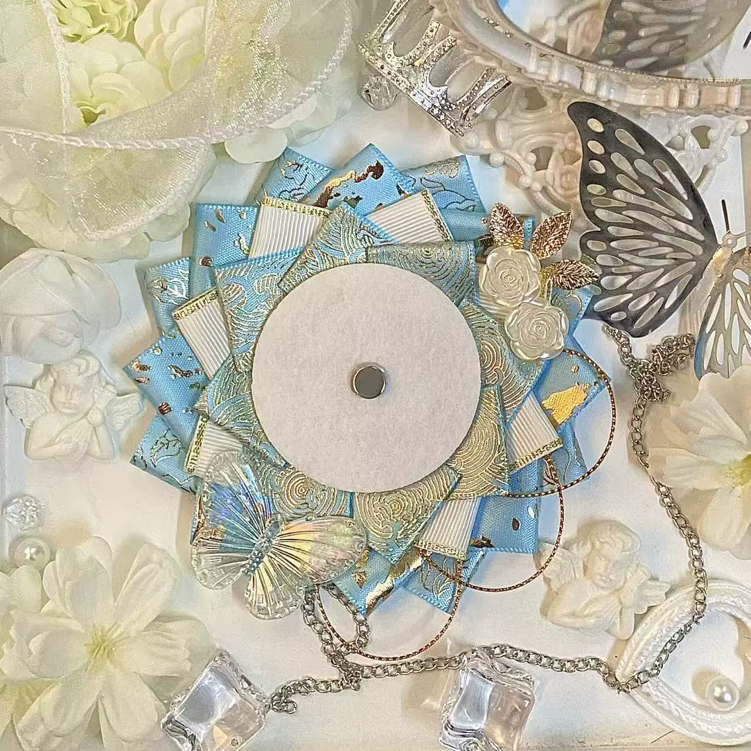 Новые запонки с развевающимися рукавами и держателем для значков в стиле Лолиты, весна/лето 2025, DIY.