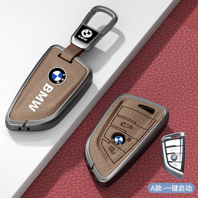 A형 카키색 아연 합금 쉘 + 자동차 로고 사각 버클