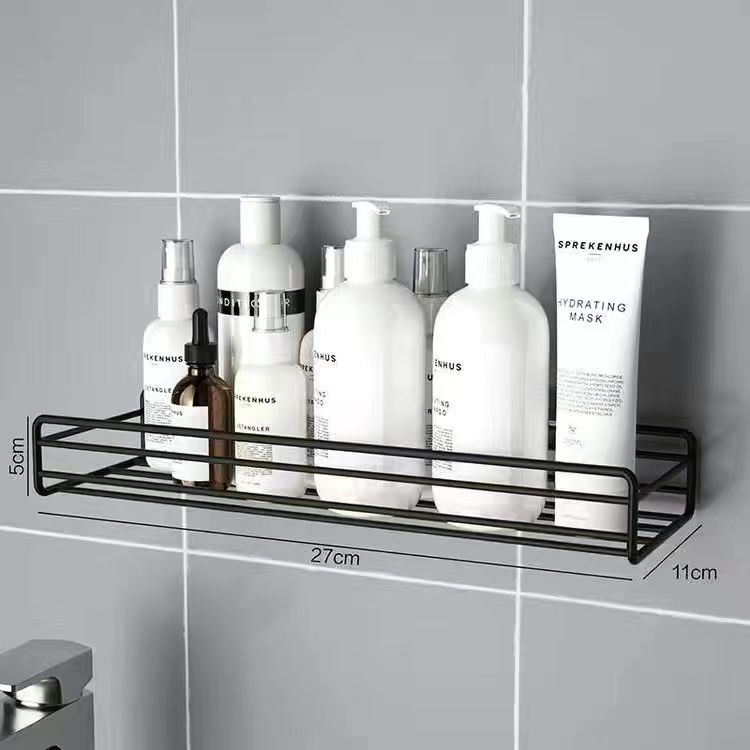 Organizador de pared para baño/inodoro sin perforación, trípode de pared, estante de almacenamiento, buen producto para alquiler