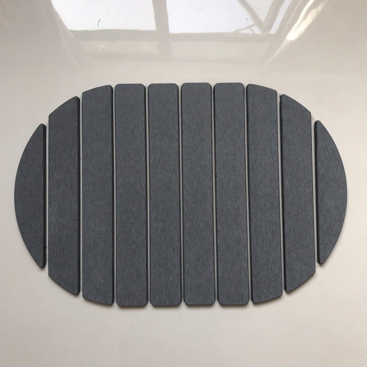 타원형 - 진한 회색