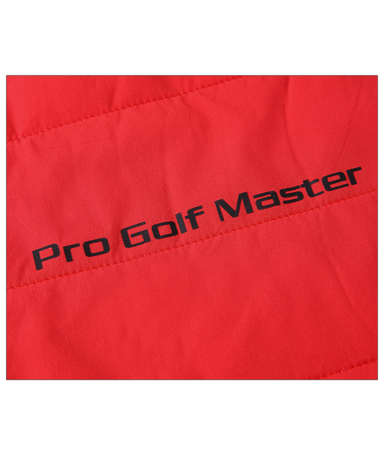 Áo khoác golf trẻ em PGM dáng dài lót bông giữ ấm, phối màu thời trang — YF508-màu đỏ, YF508-màu trắng chi tiết 18