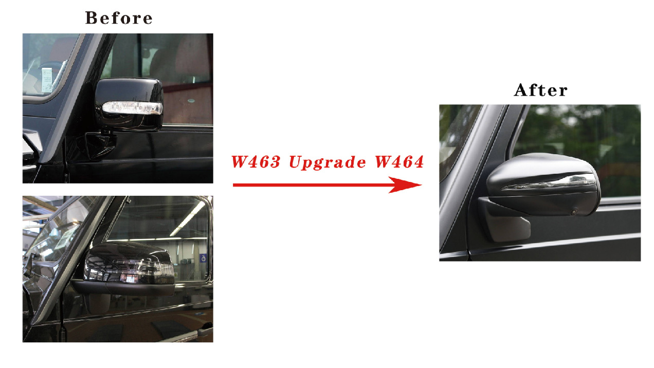 Various Mercedes-Benz and BMW rearview mirror assemblies, rearview mirrors for old models upgraded to new high-definition rearview mirrors